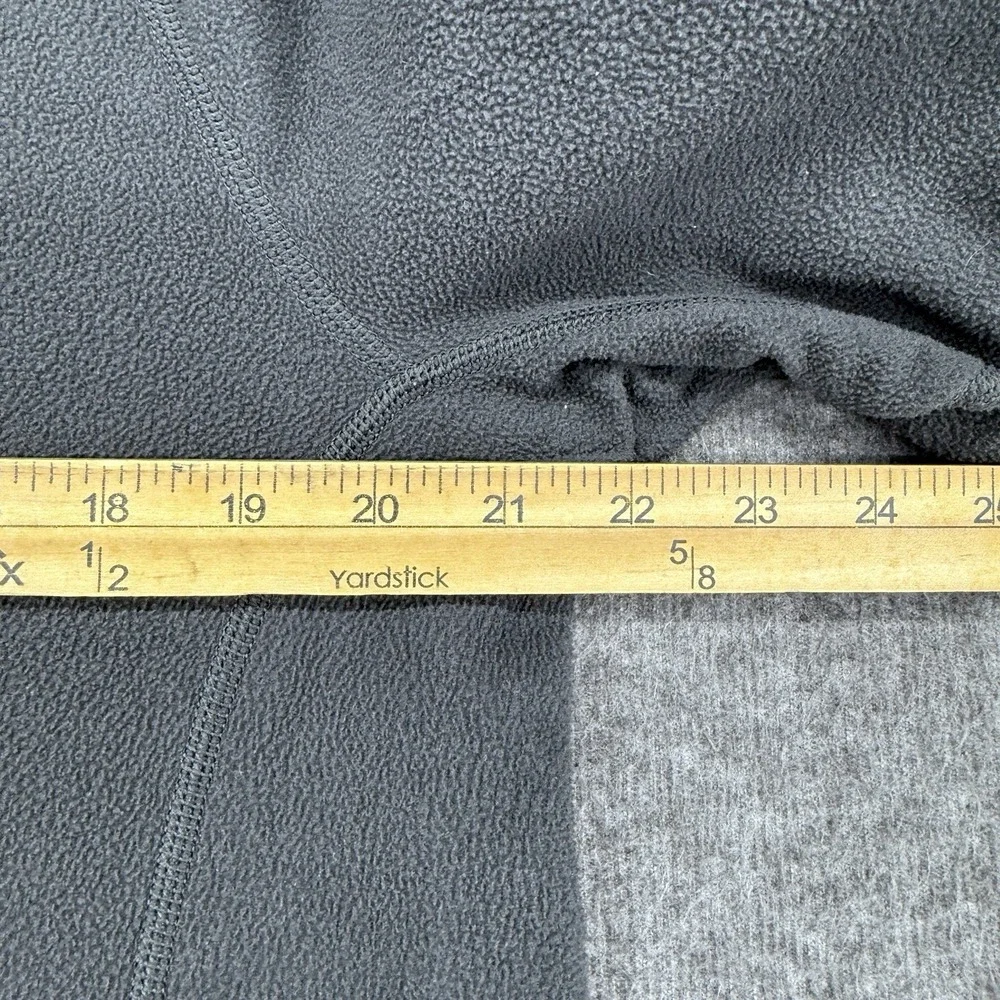 North Face Mens Size Large Grey  Fleece‎ Pullover Sweatshirt Sweater 1/4 Zip
